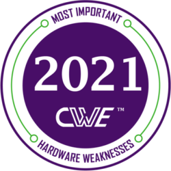 2021 CWE Top 25 Most Important Hardware Weaknesses